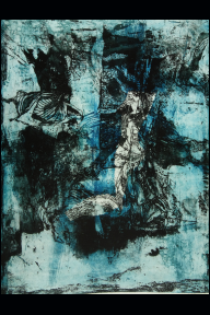 Unter Wasser, 1990, Farbradierung, Aquatinta, Kupferdruckpapier (Buetten) 64,6x 49,4 cm (auf WV 00011.03).jpg